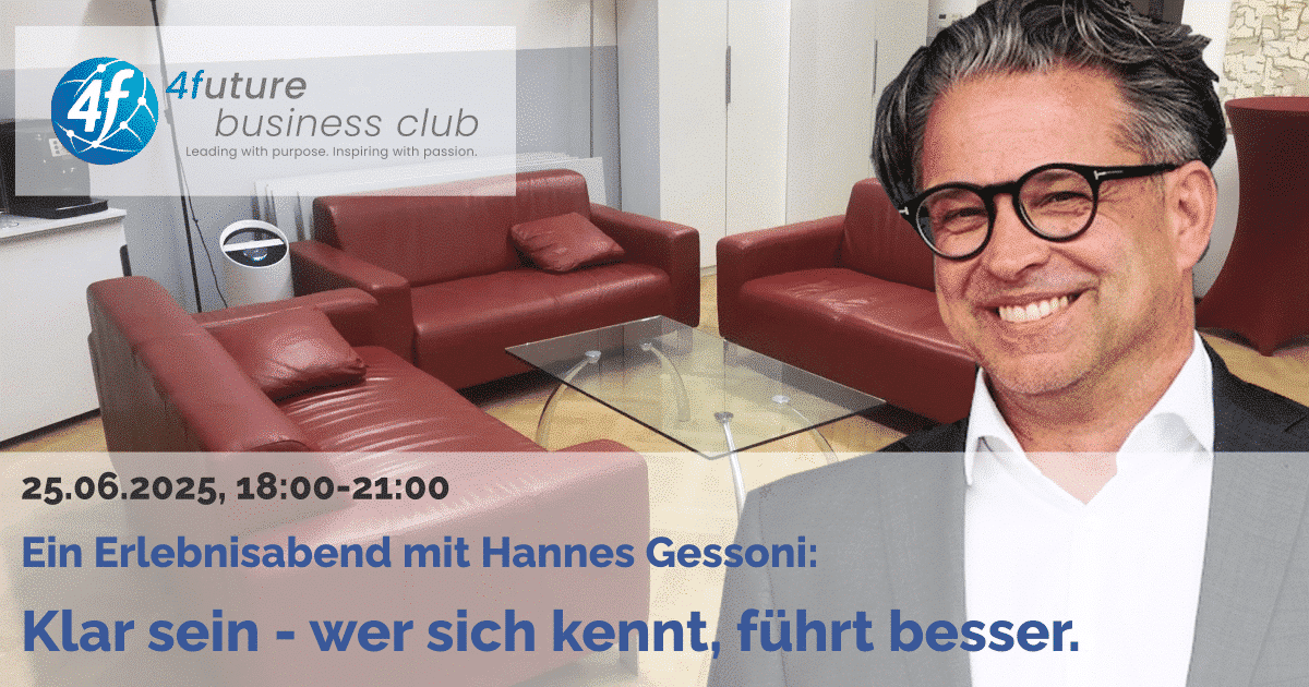 4future business club: Klar sein - wer sich kennt, führt besser