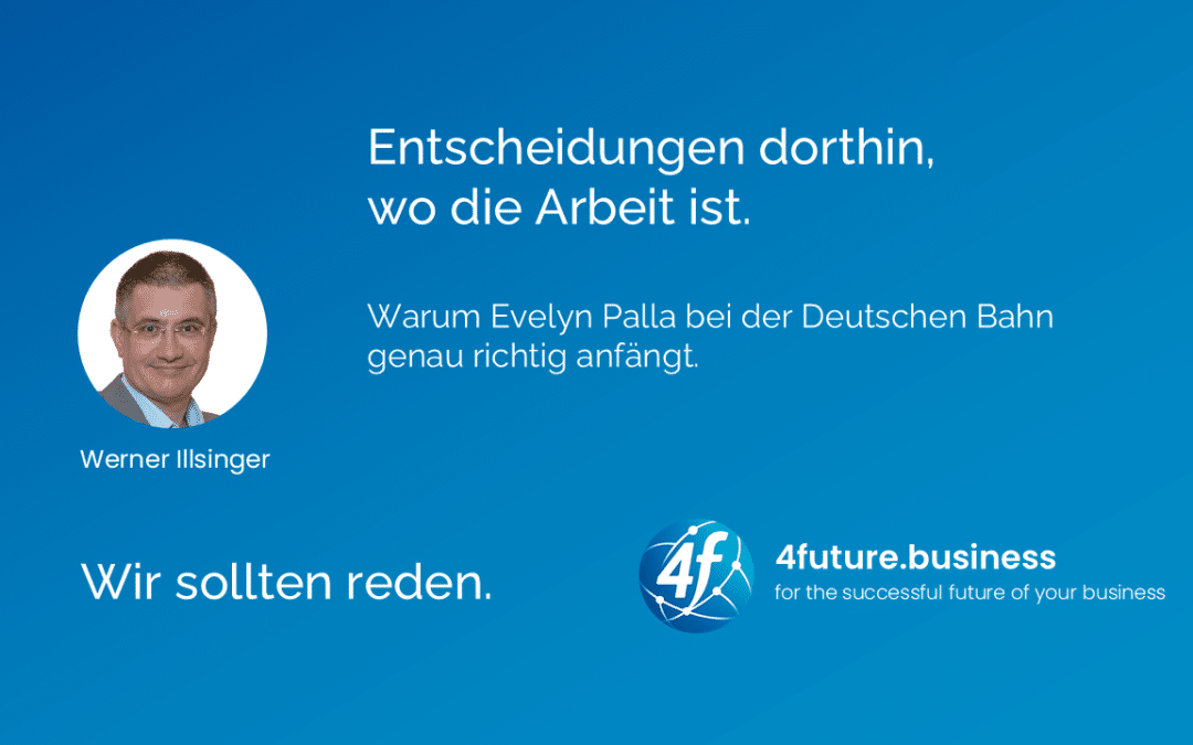 Entscheidungen dorthin wo die Arbeit ist